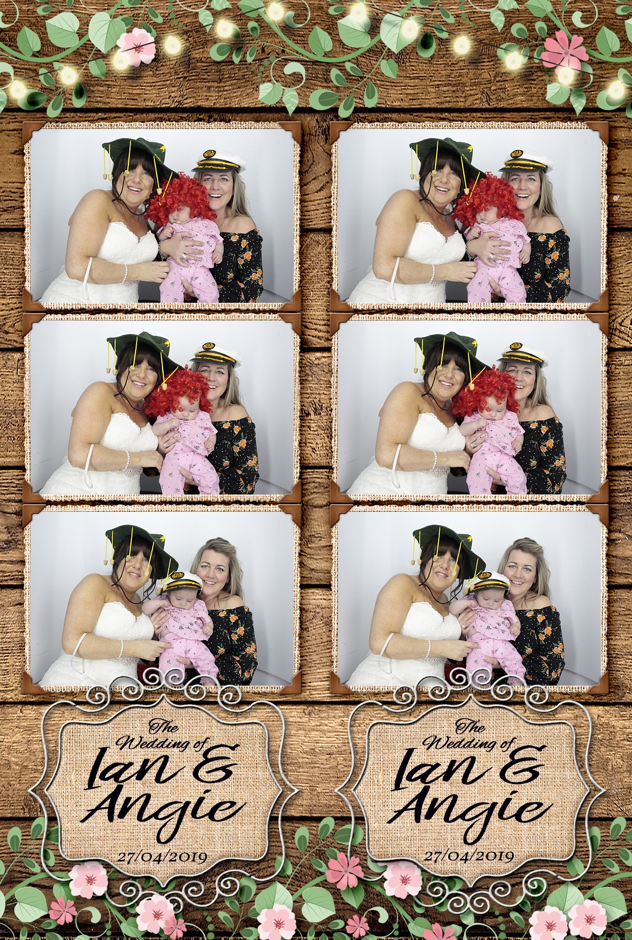 Ian & Angie’s wedding  | View more photos from the event at gallery.myphotoboothexperience.co.uk/u/MyPhotoBoothExperienceLtd/Ian-Angie’s-wedding